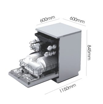 Power Soak PSI6-96L-36-230-1PH Power Wash Dishtable